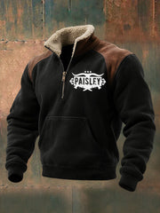 Men's Vintage Western Paisley Printed Casual Sweatshirt