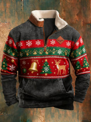 Men's Retro Christmas Printed Sweatshirt