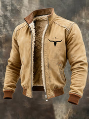 Men's Western Fleece-Lined Jacket