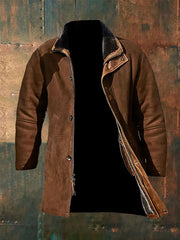 Men's Retro Plush Casual Jacket