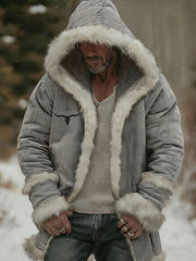 Men's Western Plush Cardigan