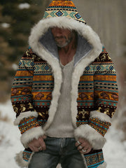 Men's Western Plush Cardigan