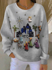 Women's Christmas Print Casual Sweatshirt
