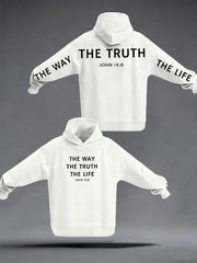 Women's John 14 6 Shirt,The Way The Truth The Life Regular Sweatshirt