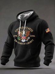 Men's America Print Casual Hoodie
