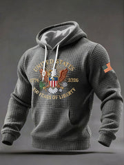 Men's America Print Casual Hoodie