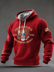 Men's America Print Casual Hoodie