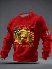 Men's American Anniversary Print Sweatshirt
