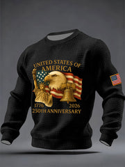 Men's American Anniversary Print Sweatshirt