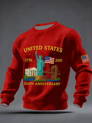 Men's American Anniversary Print Sweatshirt
