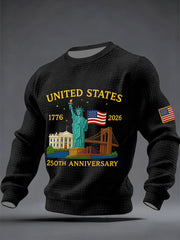 Men's American Anniversary Print Sweatshirt