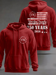 Men's United States Printed Casual Hoodie