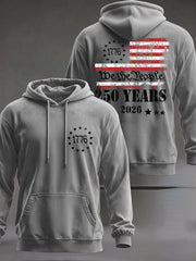 Men's United States Printed Casual Hoodie