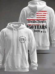 Men's United States Printed Casual Hoodie