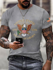 Men's America Printed Casual T-Shirt