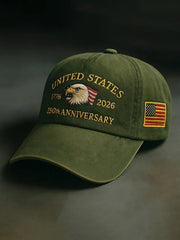 Unisex Anniversary Embroidered Hat