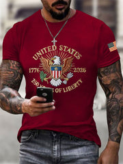 Men's America Printed Casual T-Shirt