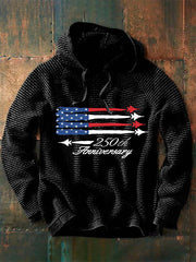 Men's America Print Casual Hoodie