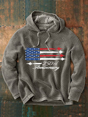 Men's America Print Casual Hoodie