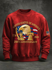Men's United States of America th Anniversary Print Sweatshirt