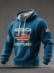 Men's United States Printed Casual Hoodie