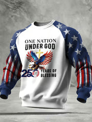 Men's America Printed Casual Sweatshirt