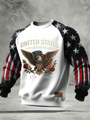 Men's America Printed Casual Sweatshirt