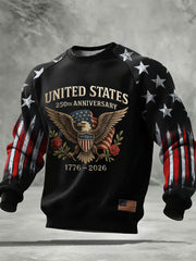 Men's America Printed Casual Sweatshirt