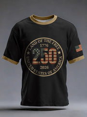 Men's American th Anniversary Print T-Shirt