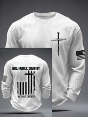 Men's Faith Waffle Long Sleeve T-Shirt
