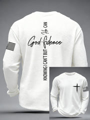 Men's God Fidence Waffle Long Sleeve T-Shirt