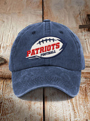 Unisex Patriots Football Gameday Print Football Fans Gift Hat