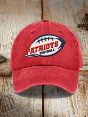 Unisex Patriots Football Gameday Print Football Fans Gift Hat