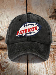 Unisex Patriots Football Gameday Print Football Fans Gift Hat