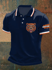 Men's Good Better Best Print Football Fans Gameday Casual Top