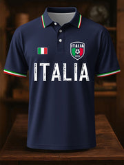 Men's Italian Soccer 2026 Printed Casual Top