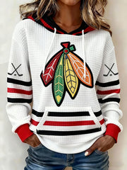 Women's Hockey Printed Hoodie