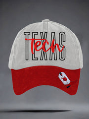 Unisex Retro Football Print Hat