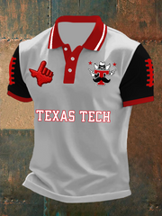 Men's Retro Football Print Shirt