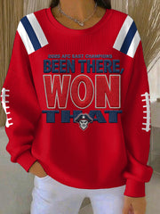 Women's Been There, Won That Gift For Football Fans Casual Sweatshirt