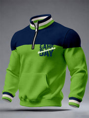 Men's American Football Zip-Up Jacket