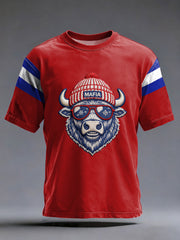 Men's Bills Mafia Football Fans Gameday Casual Tee