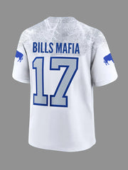 Men's Bills Mafia Football Fans Gameday Casual V-Neck Tee