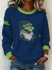 Women's American football sweatshirt