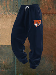 Men's Good Better Best Print Football Fans Gameday Casual Pants