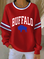 Women's Football Fans Gameday Casual Sweatshirt