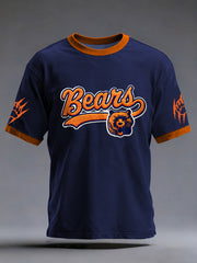 Men's Good Better Best Print Football Fans Gameday Casual Short Sleeve T-shirt