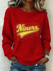 Women's American Football Waffle Sweatshirt