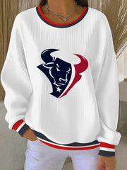 Women's American football sweatshirt