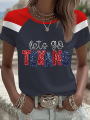 Women's American football T-shirt